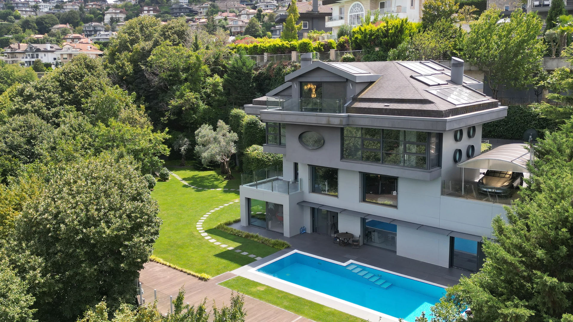 Luxury Acarkent Villa For Sale Panoramic View Istanbul